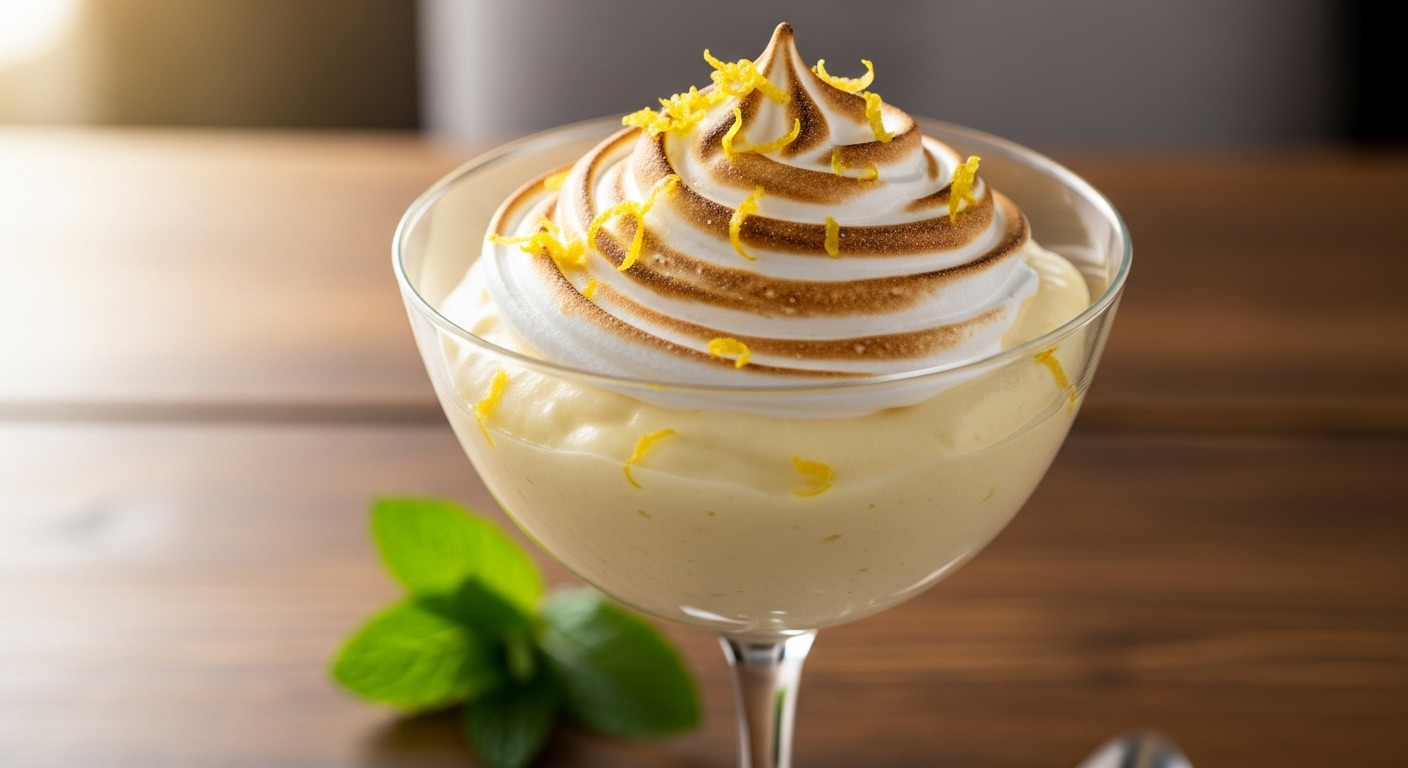 Suspiro de Limão na Taça (Mousse Rápido)