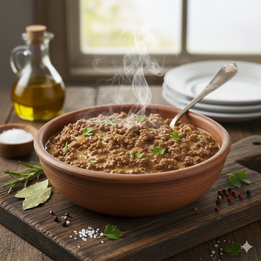 Carne Moída Cremosa Rápida: O Segredo da Vovó