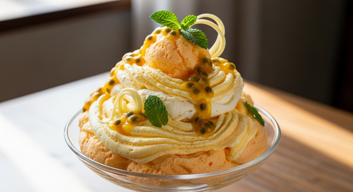 Nuvens de Maracujá Cremosas