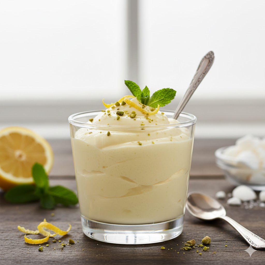 Suspiro de Limão Cremoso (Mousse Rápida)