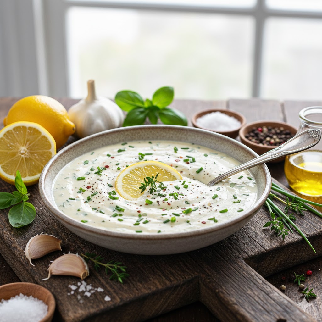 Molho Cremoso Cítrico de 5 Minutos