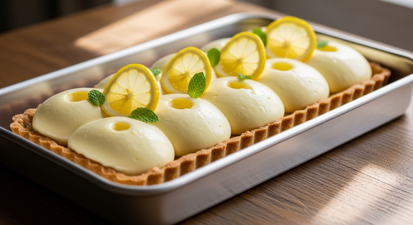 Torta Mousse de Limão de Travessa (Sem Forno)