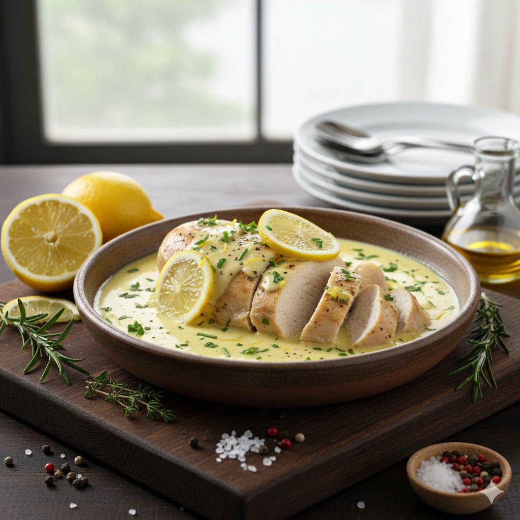 Frango Cremoso Fit com Toque Cítrico