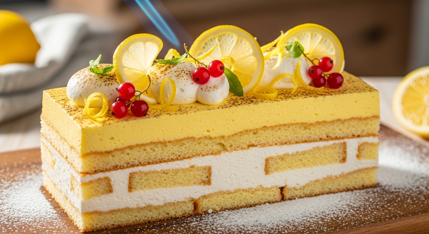 Pavê Cremoso de Limão Relâmpago