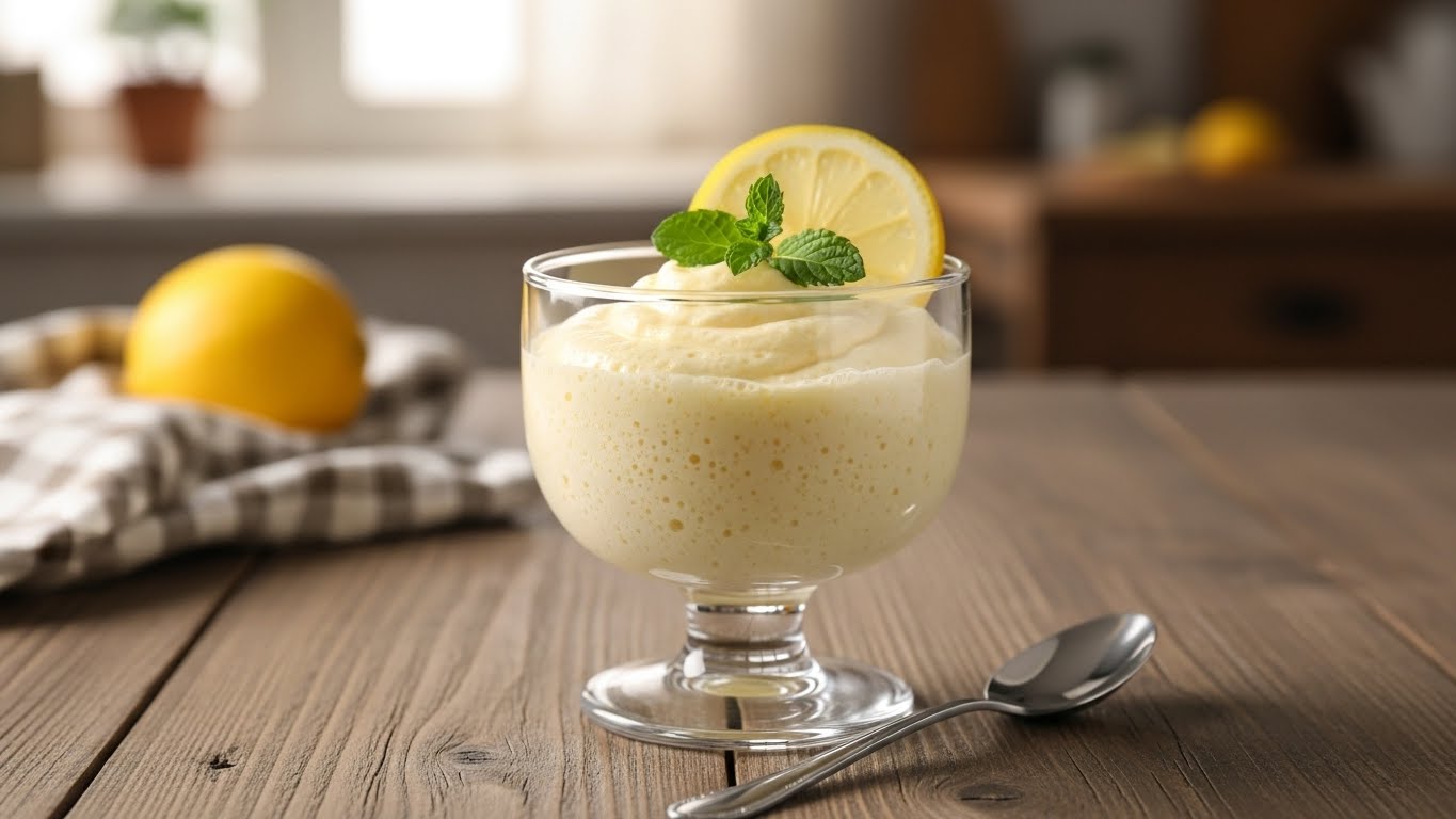 Mousse de Limão Aerado da Vovó