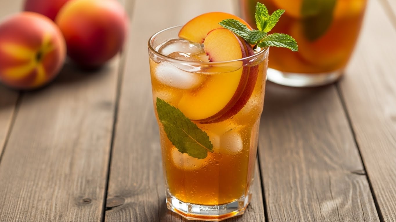 Iced Tea de Pêssego Caseiro