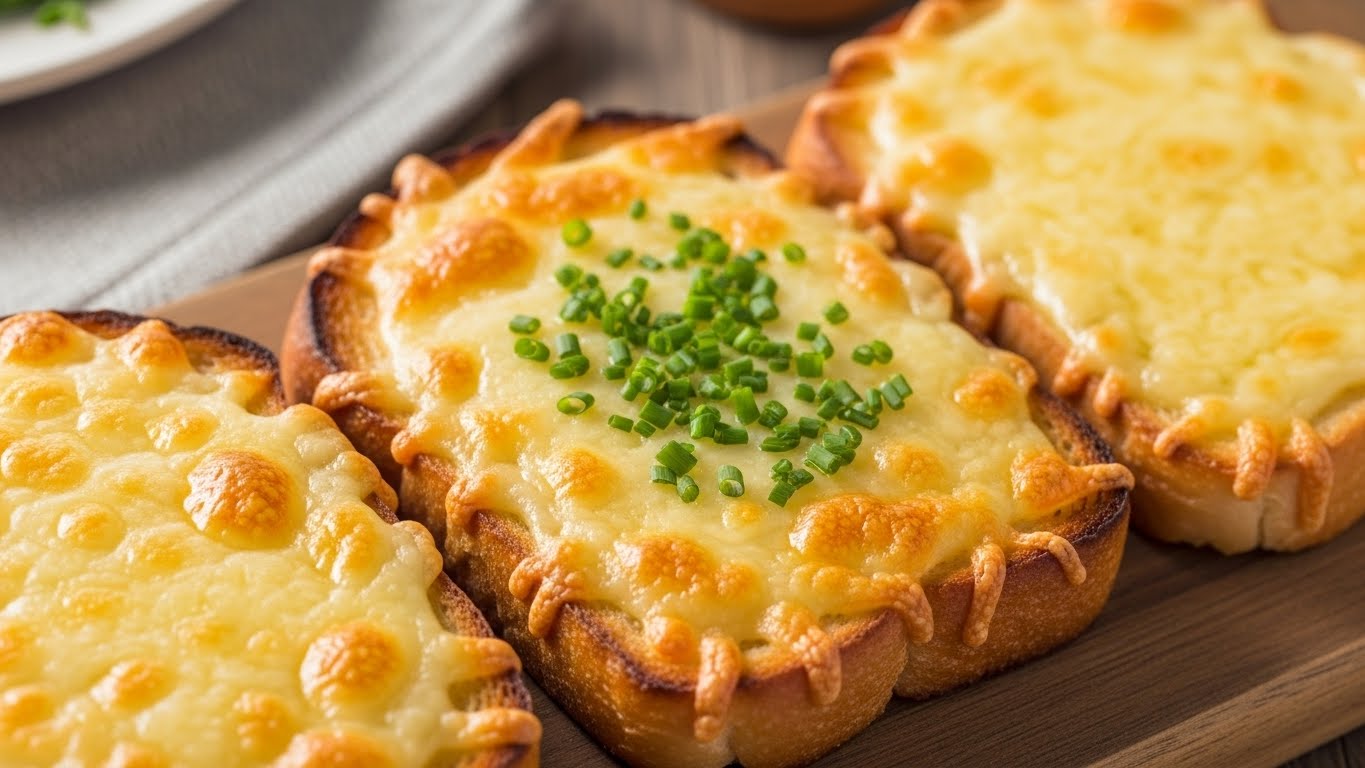 Torradas de Queijo Cremoso com Crocância Dourada