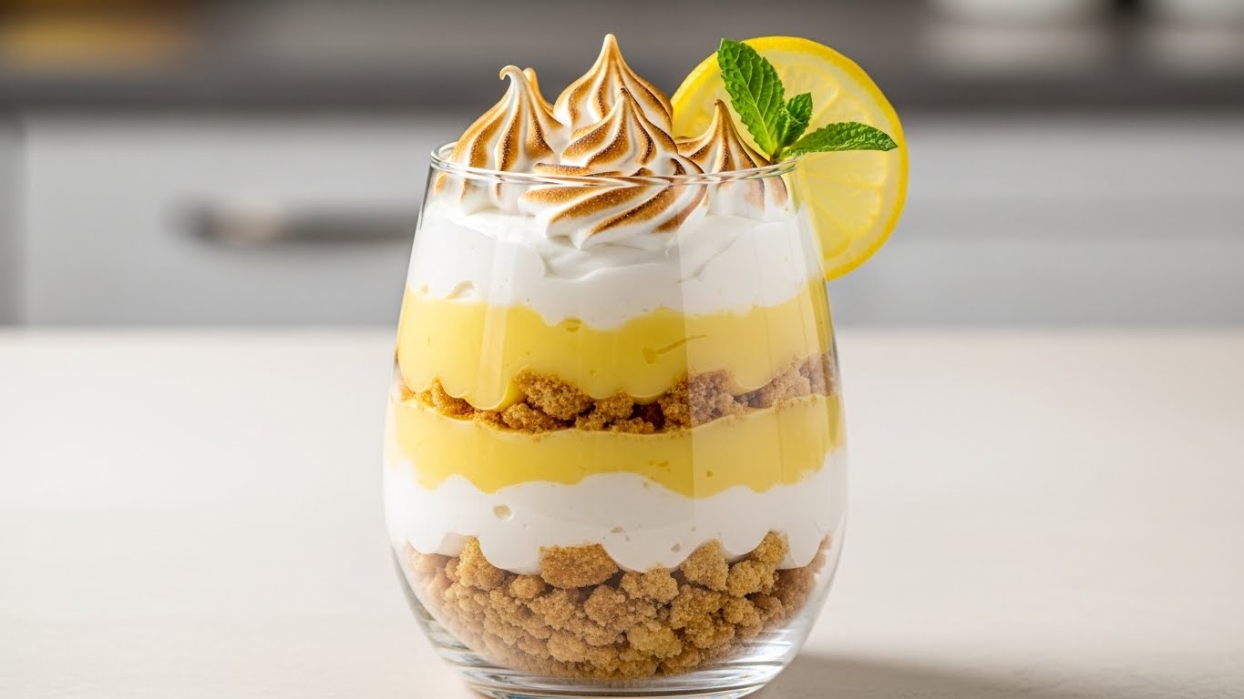 Suspiro de Limão na Taça: A Sobremesa de 15 Minutos