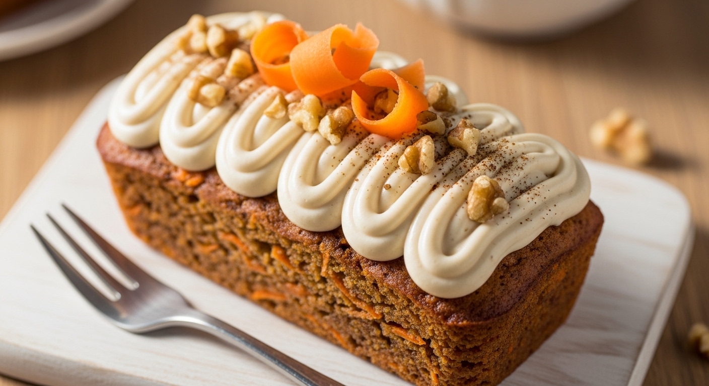 Bolo de Cenoura Fit com Cobertura de Whey (Lanche): Sabor e Nutrição