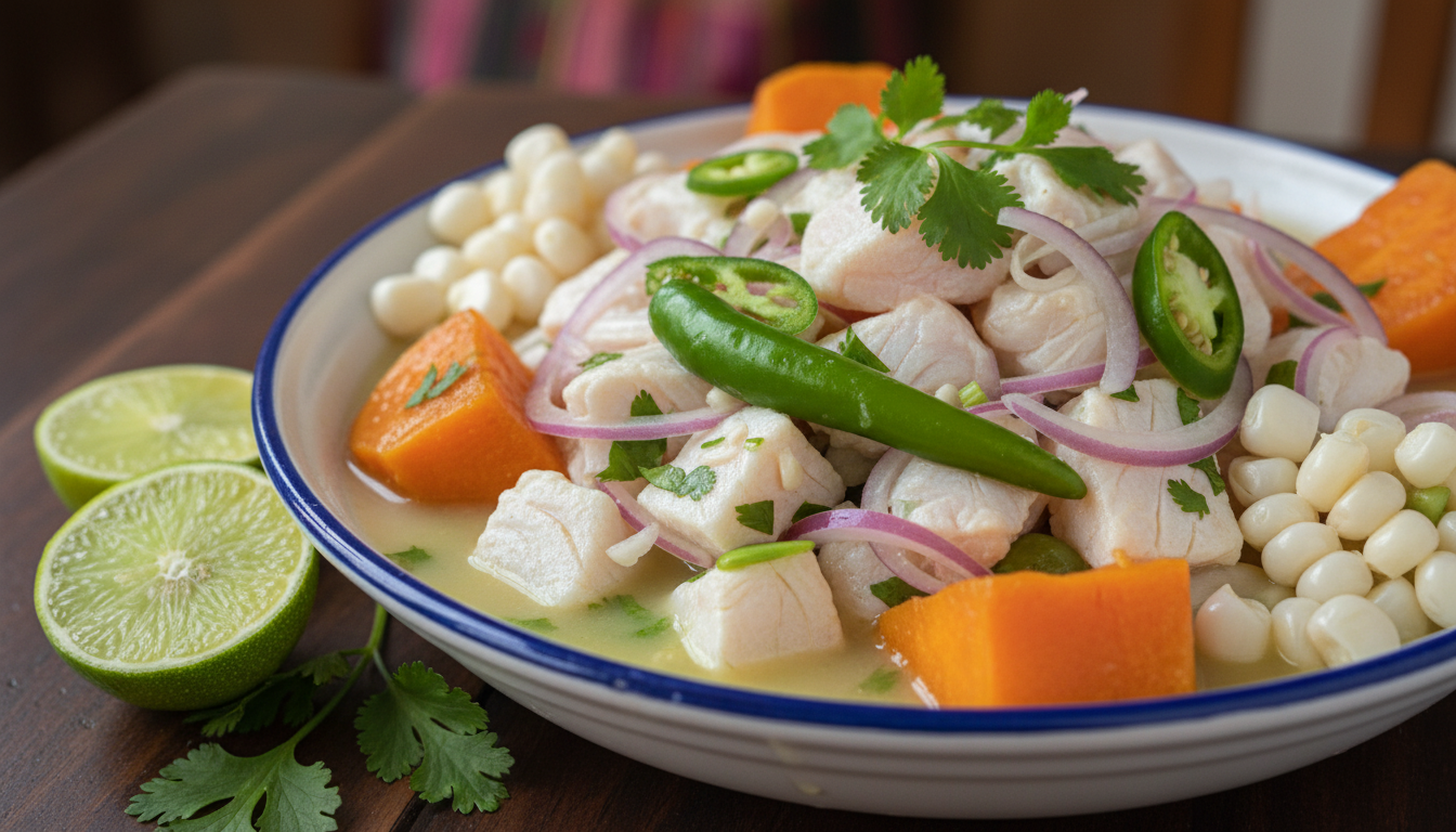 Ceviche Peruano Tradicional: Receita Autêntica de Peixe com Limão
