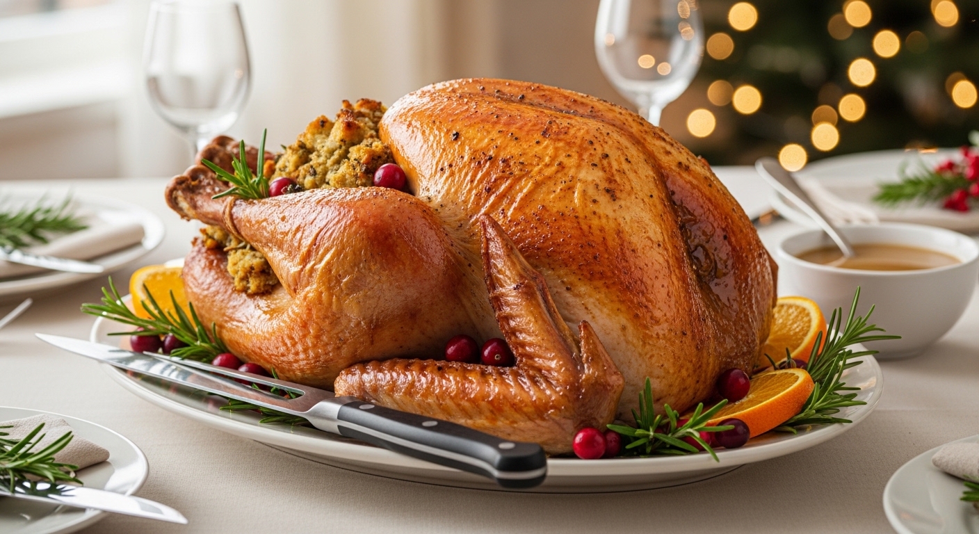 Peru de Natal Recheado Tradicional: Receita da Ceia Suculenta