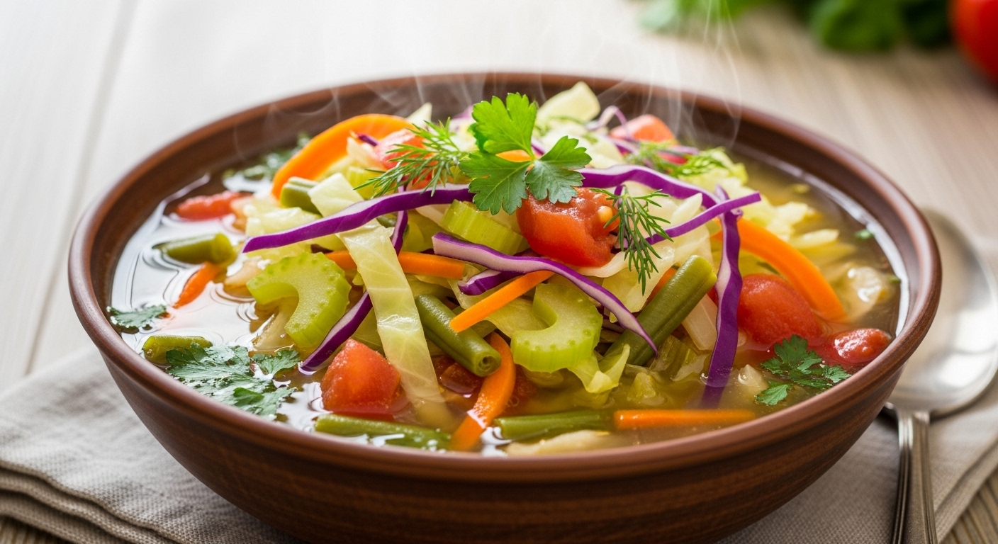 Sopa de Repolho Detox