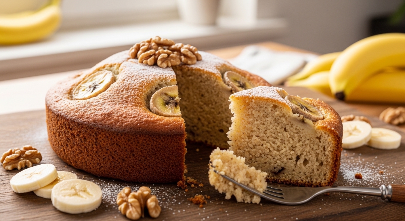 Bolo Sem Açúcar de Banana: Receita Saudável Fofinha Adoçado Naturalmente