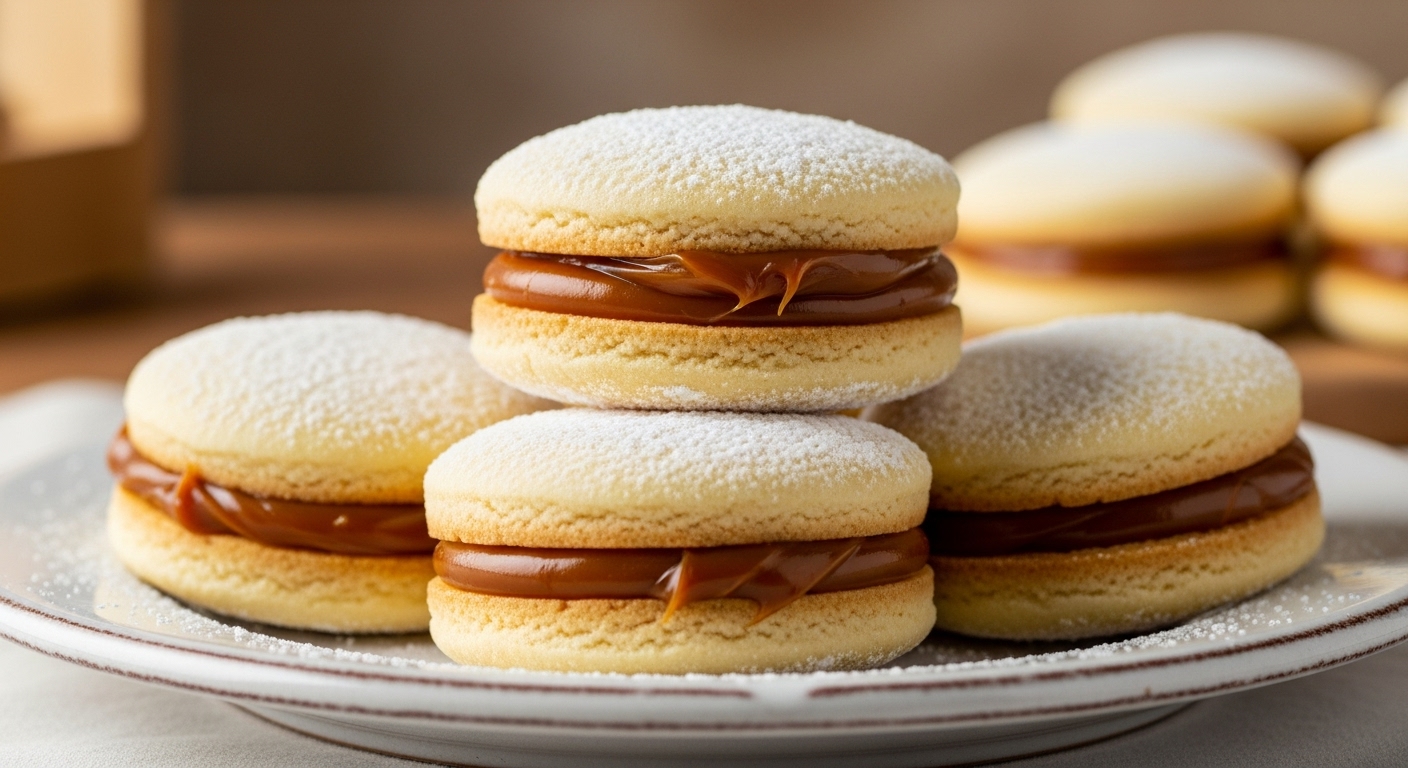 Alfajor de Maizena com Doce de Leite: O Doce Argentino que Conquista
