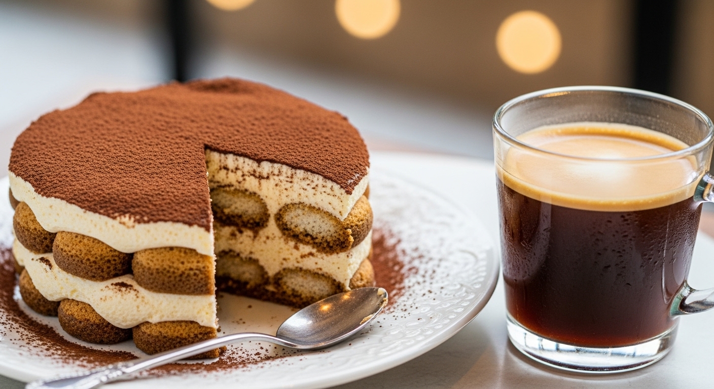 Tiramisù Clássico com Mascarpone e Café Especial