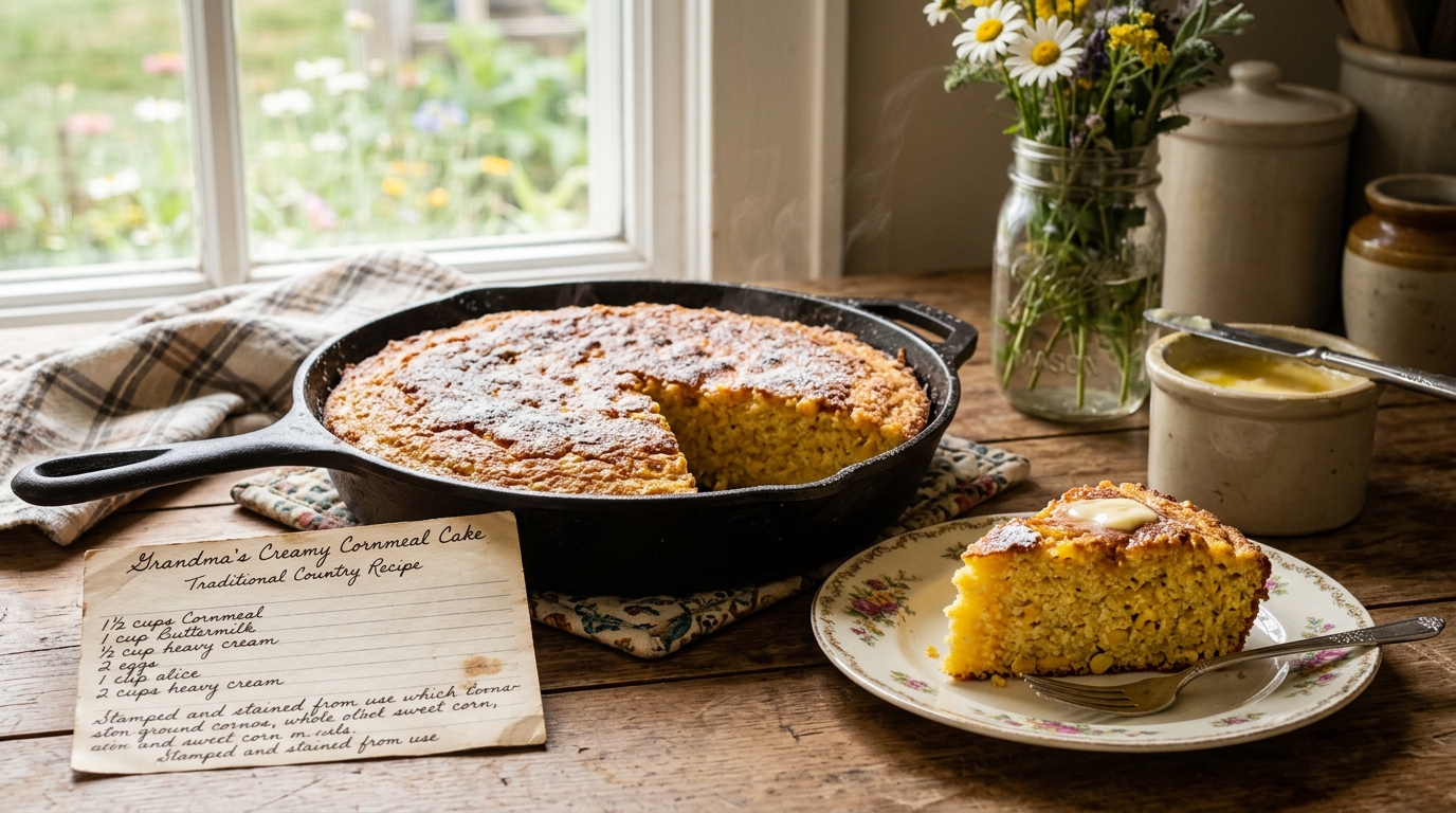 Bolo de Fubá Cremoso da Vovó: Receita Caipira Tradicional