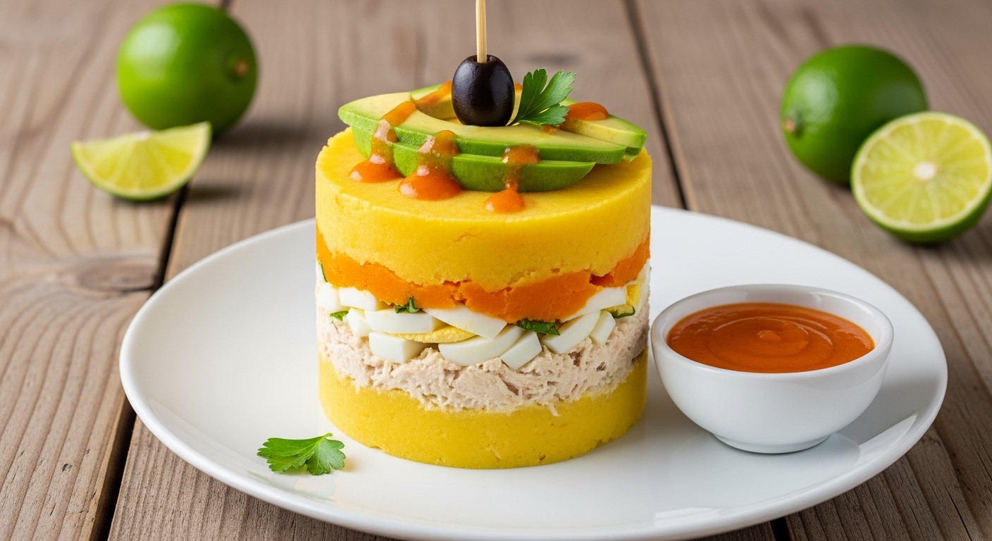Causa Limeña Peruana: Receita Tradicional de Batata com Frango