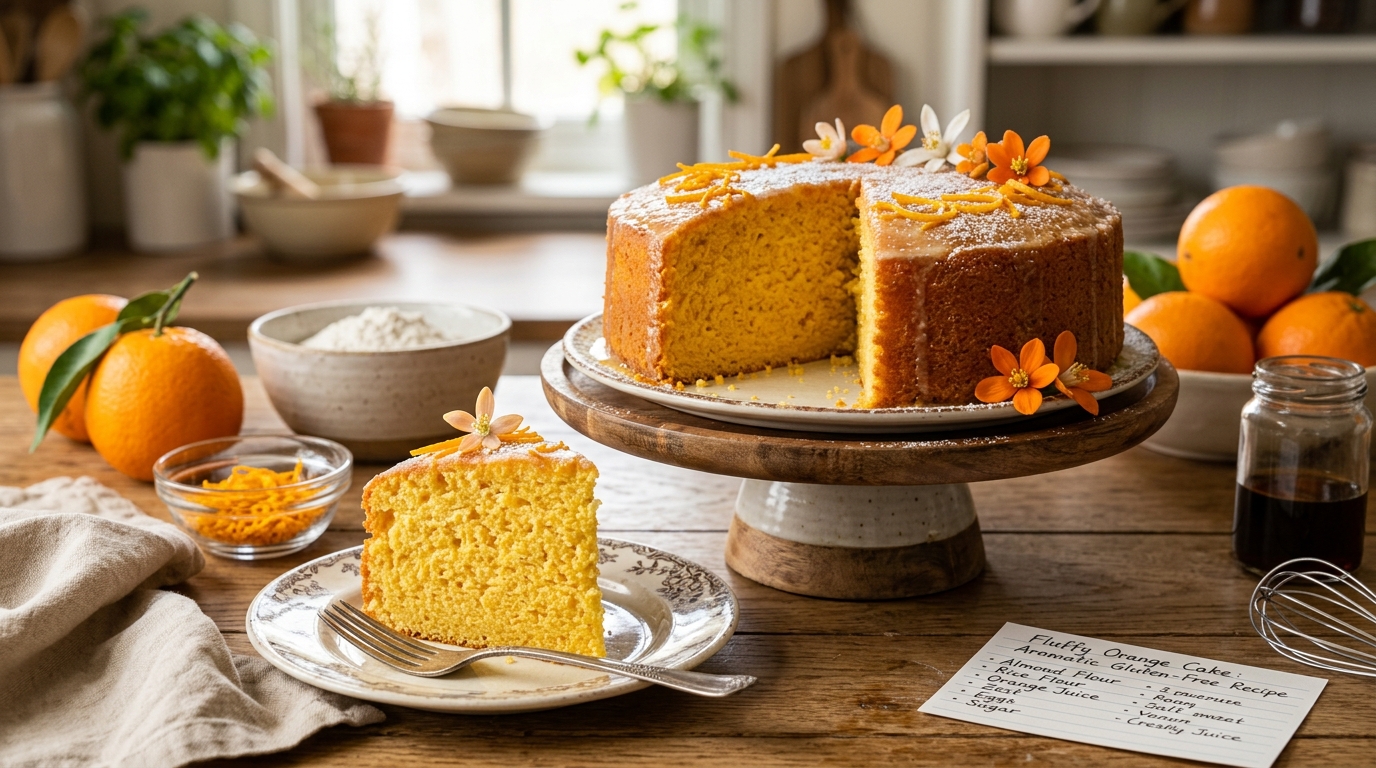 Bolo de Laranja Fofinho: Receita Aromática Sem Glúten