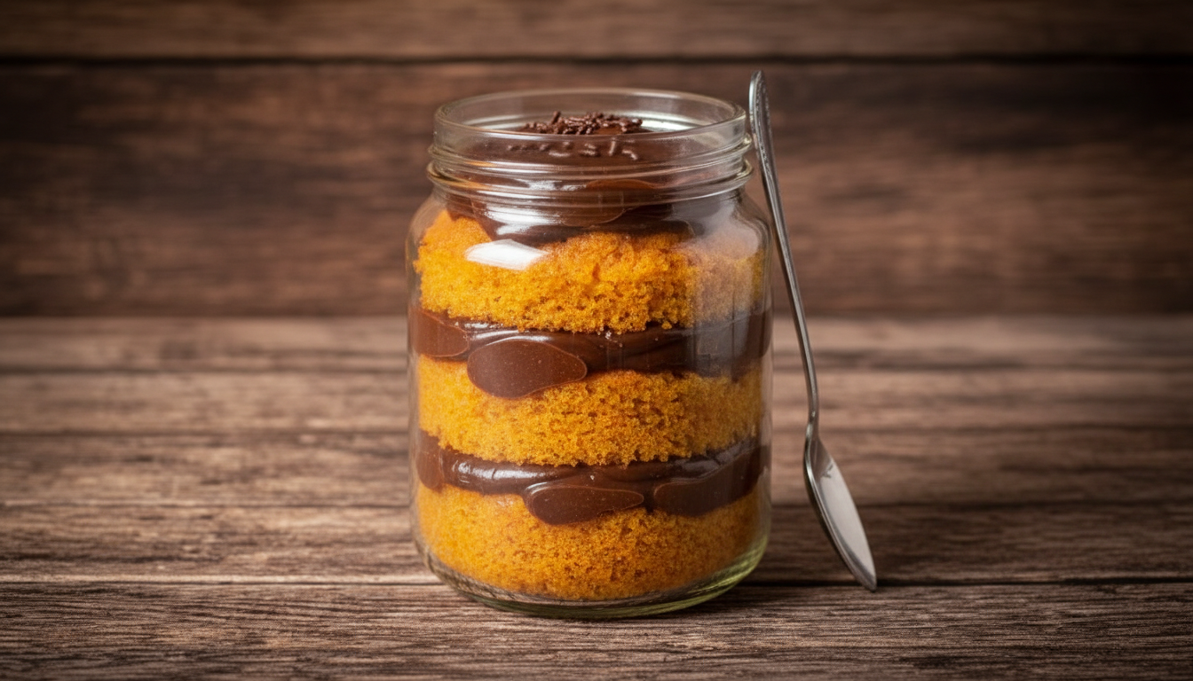 Bolo de Cenoura com Brigadeiro Gourmet no Pote: Faça e Venda com Lucro Garantido