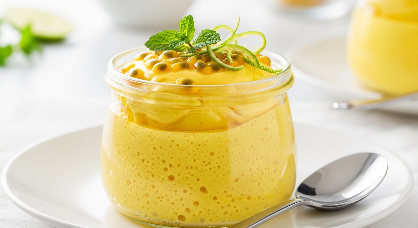 Mousse Sem Açúcar de Maracujá: Receita Saudável Cremosa Refrescante