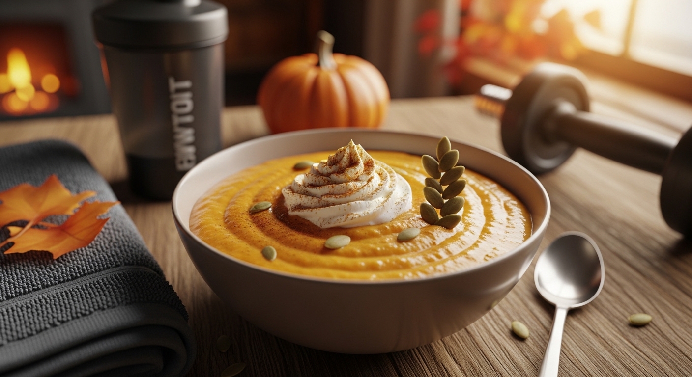 Creme de Abóbora com Whey (Pós-Treino): Conforto e Nutrição