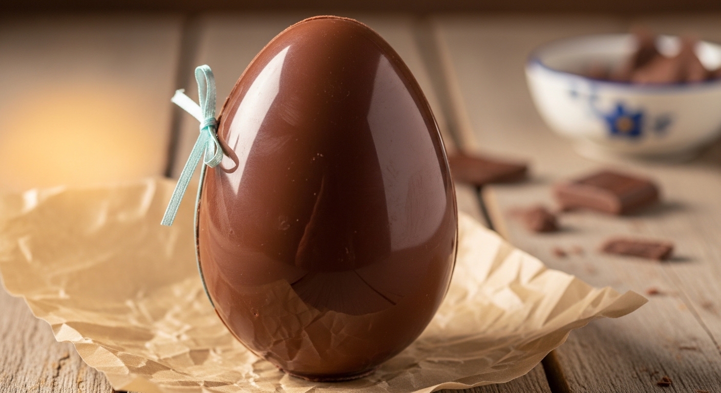 Ovo de Páscoa Caseiro de Chocolate: Receita Tradicional Cremosa