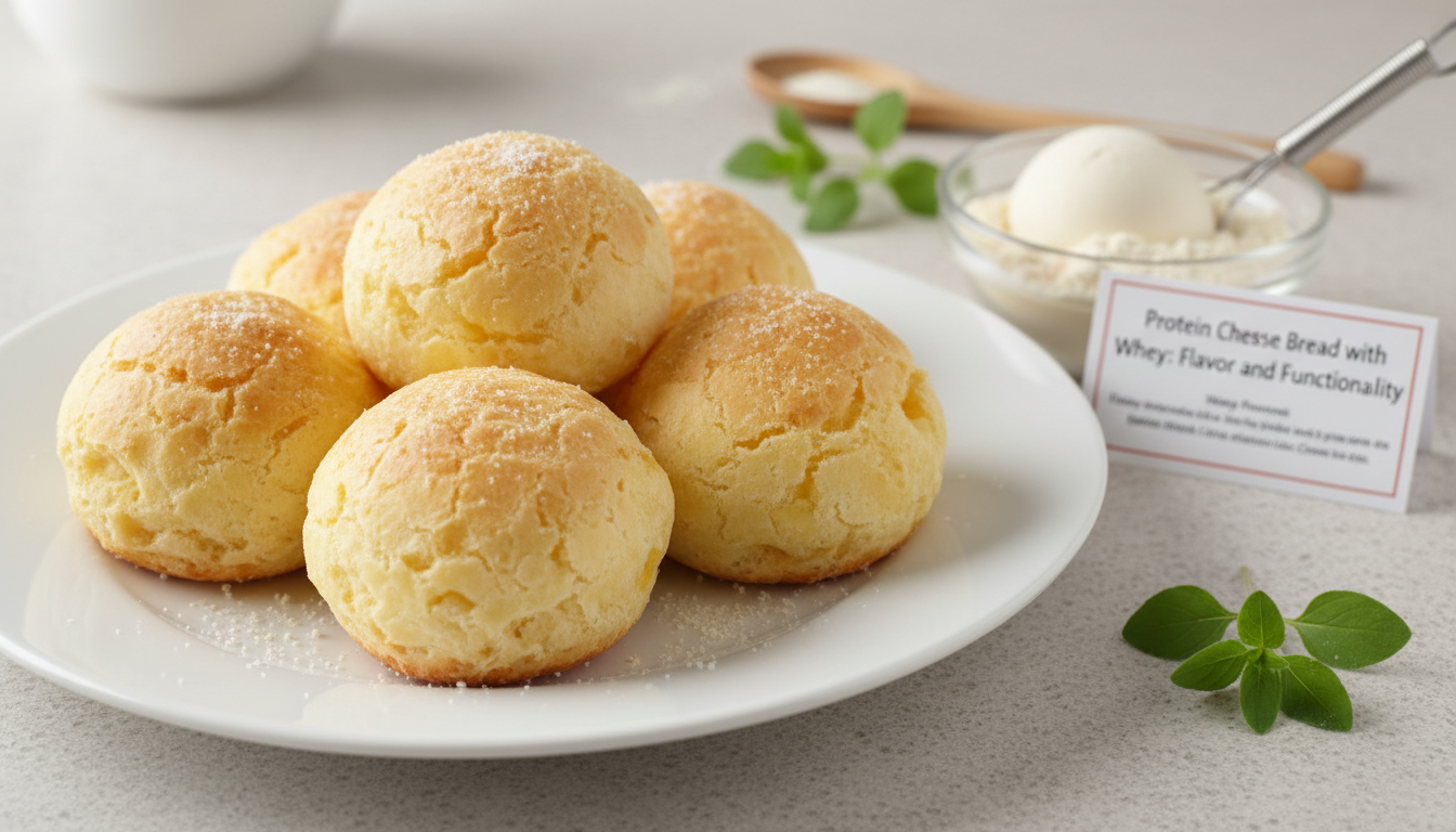 Pão de Queijo Proteico com Whey (Lanche): Sabor e Funcionalidade