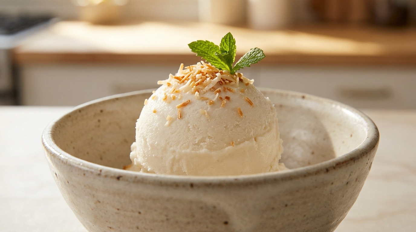 Sorvete Caseiro de Coco: Receita Cremosa Sem Sorveteira