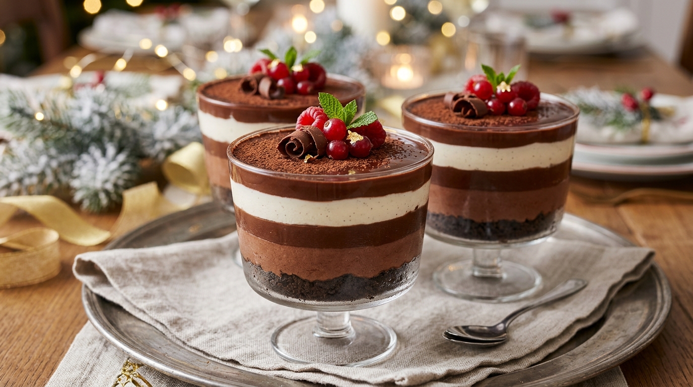 Pavê de Chocolate Geladinho: Sobremesa Festiva para Comemorações