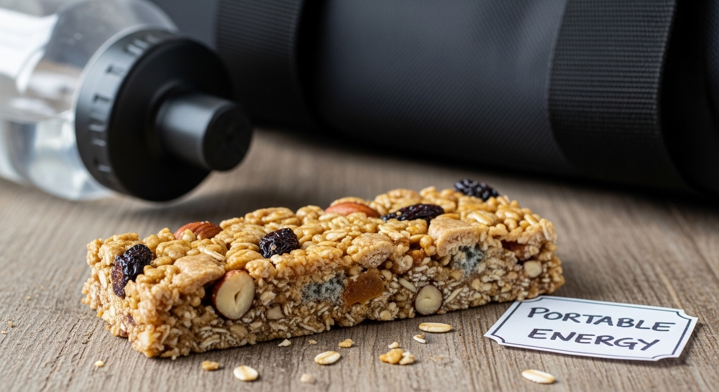 Barrinha de Cereal Caseira com Whey (Pré-Treino): Energia Portátil