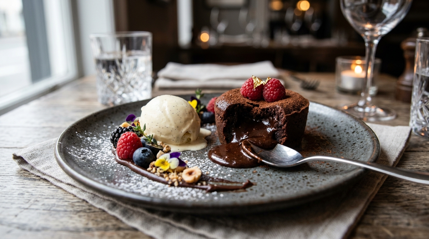 Petit Gateau Cremoso: Receita Sobremesa Sofisticada com Sorvete