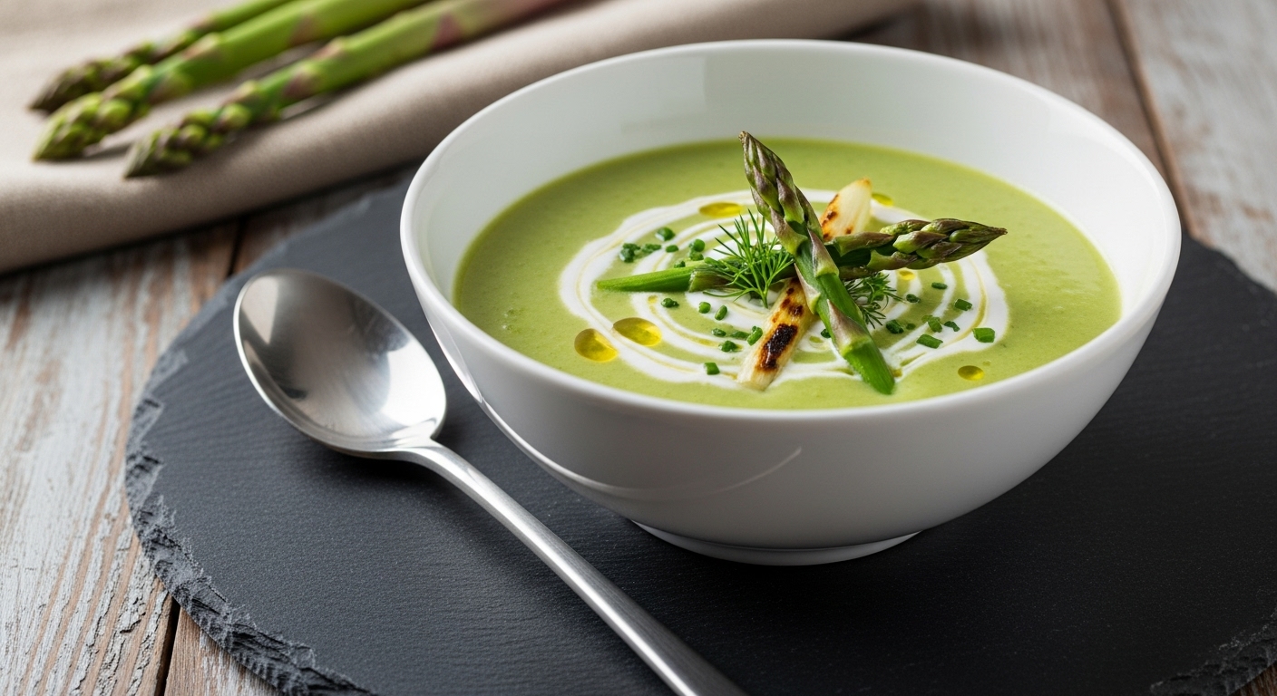 Sopa de Aspargos Sofisticada