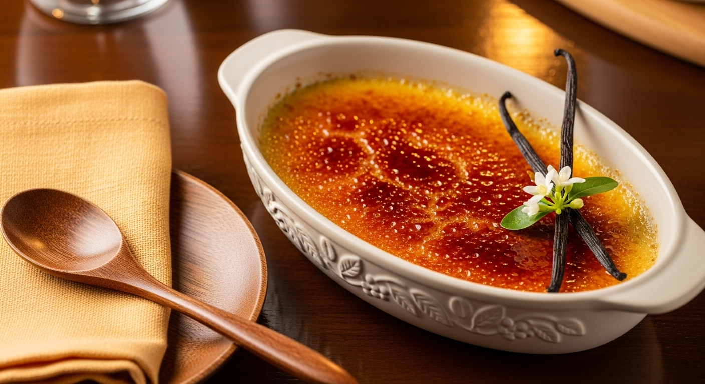 Crème Brûlée de Baunilha do Cerrado