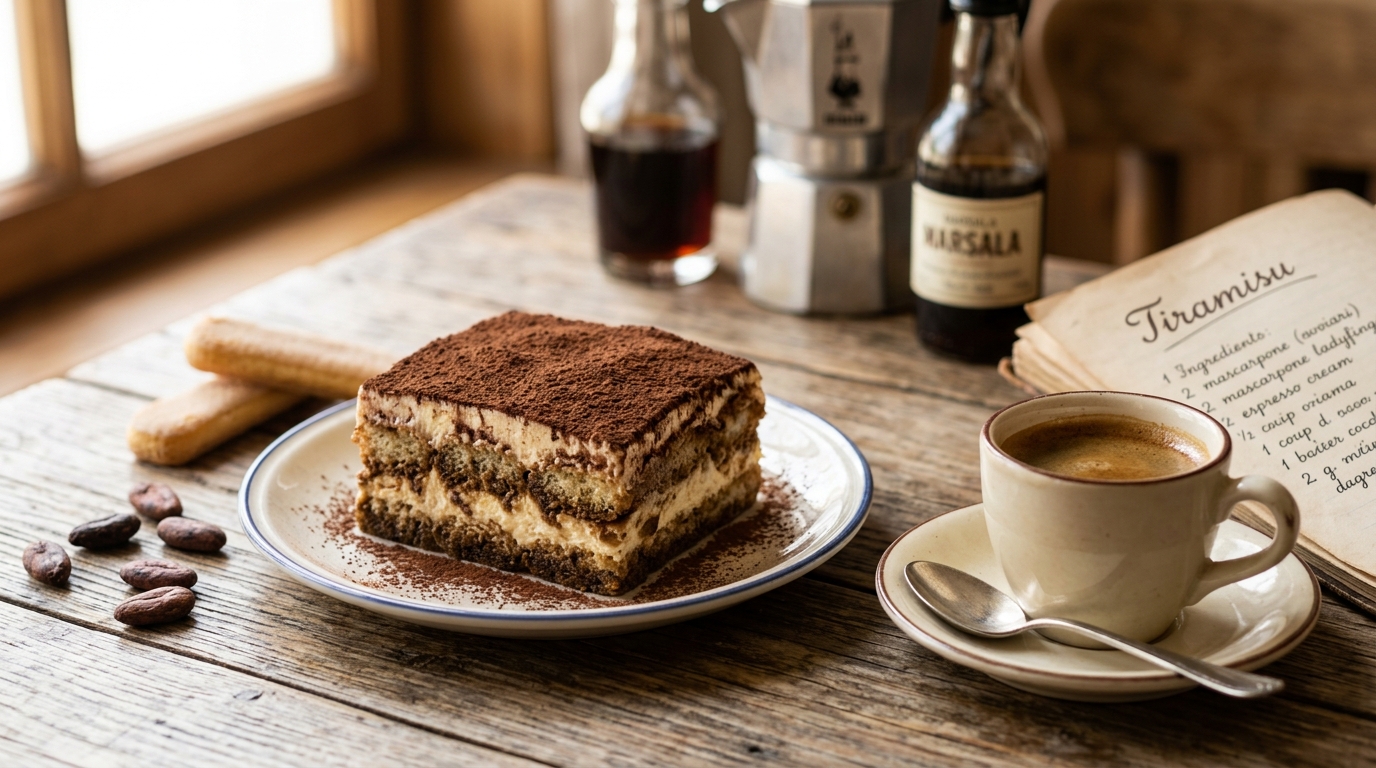 Tiramisù Italiano Clássico: Receita Sobremesa Tradicional com Café