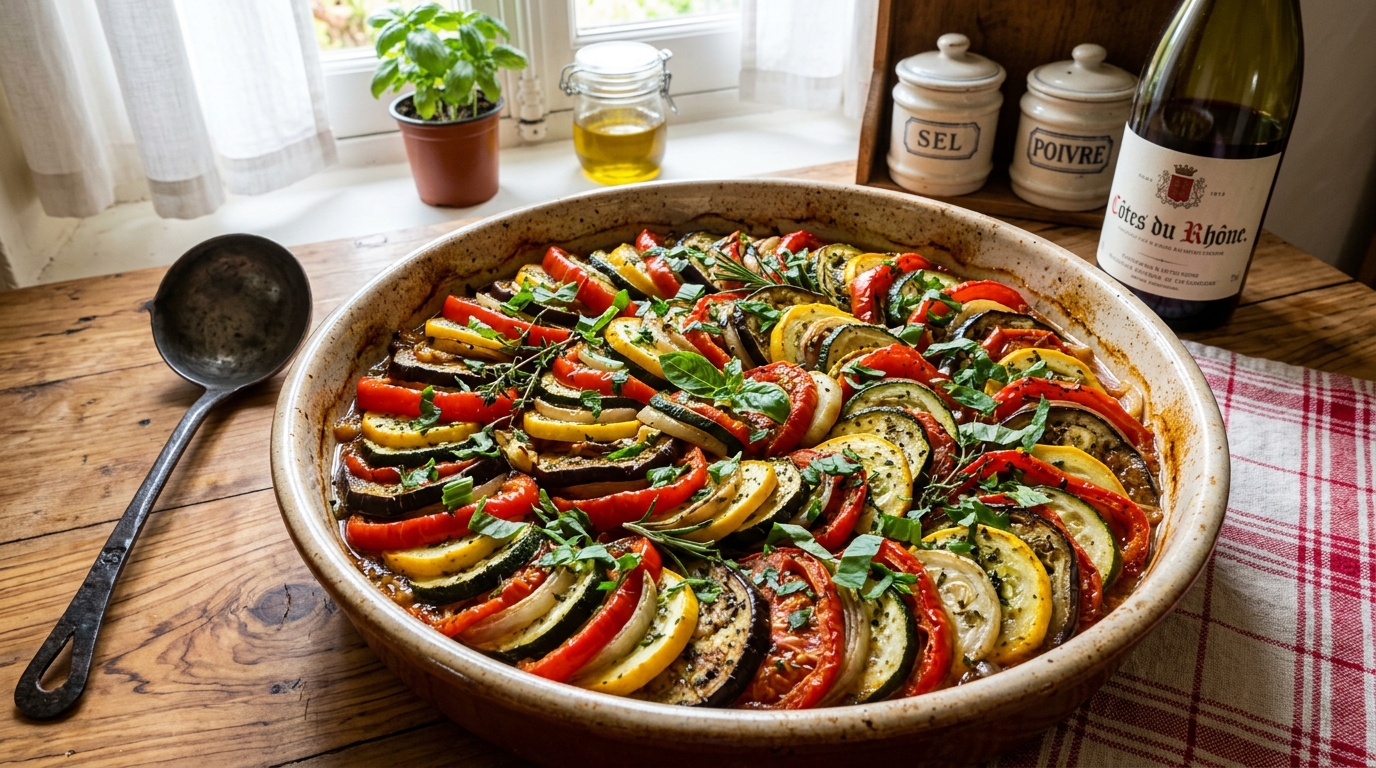 Ratatouille Provençal: Receita Francesa Tradicional de Legumes Assados
