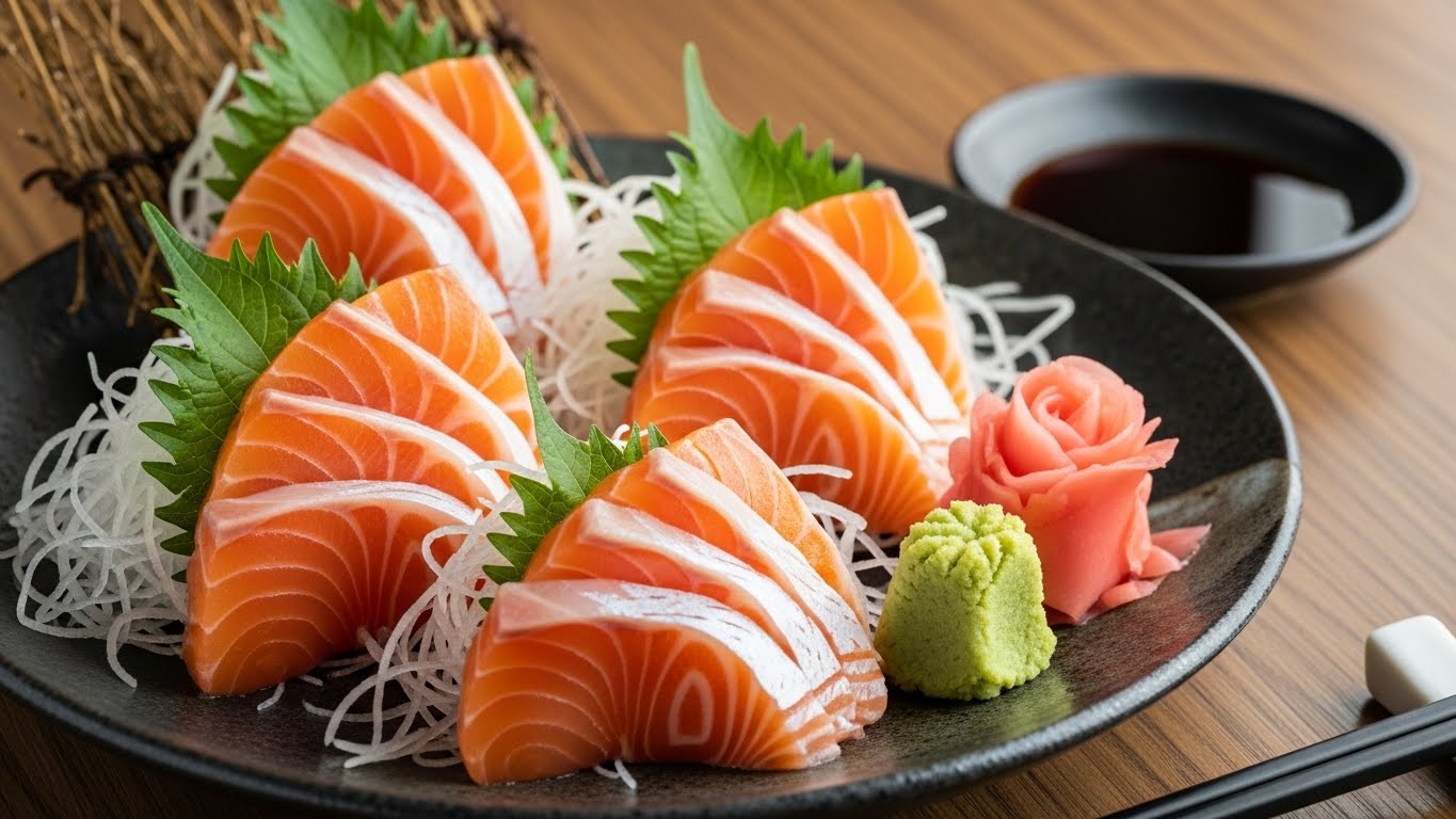 Sashimi de Salmão