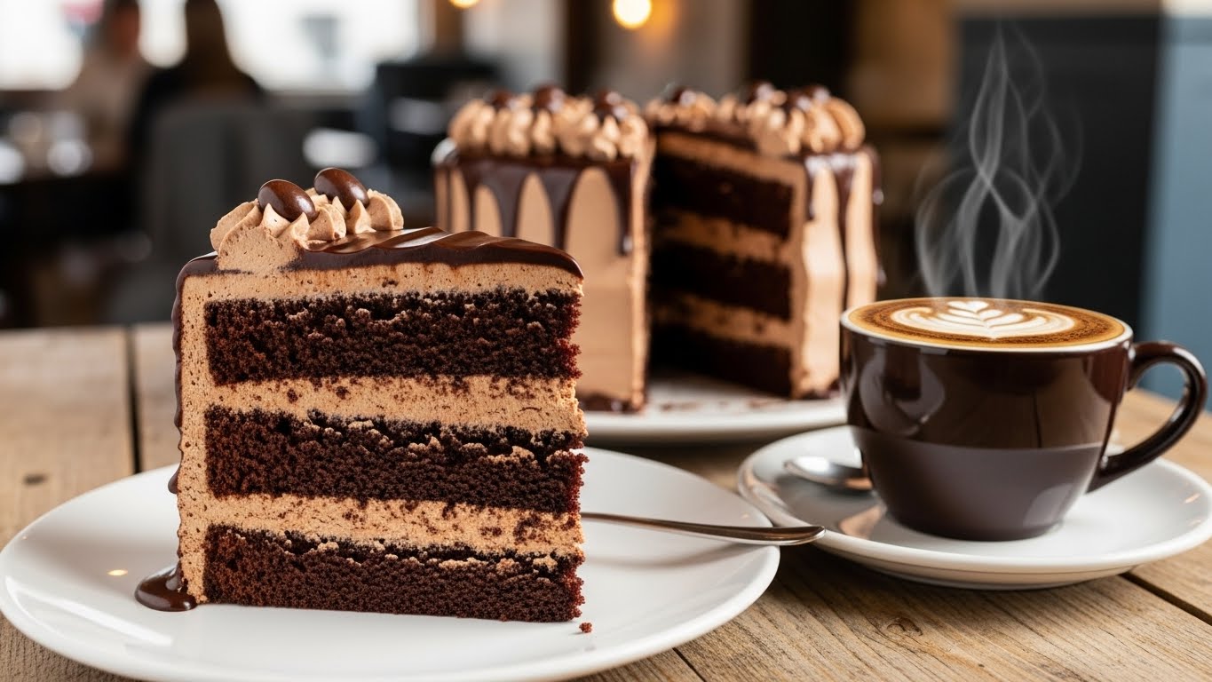 Bolo de Chocolate com Café (Mocha)