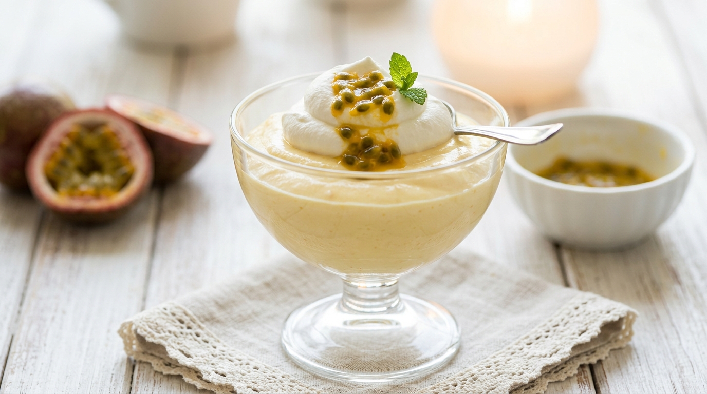 Sobremesa para Mamãe: Receita de Mousse de Maracujá Cremosa