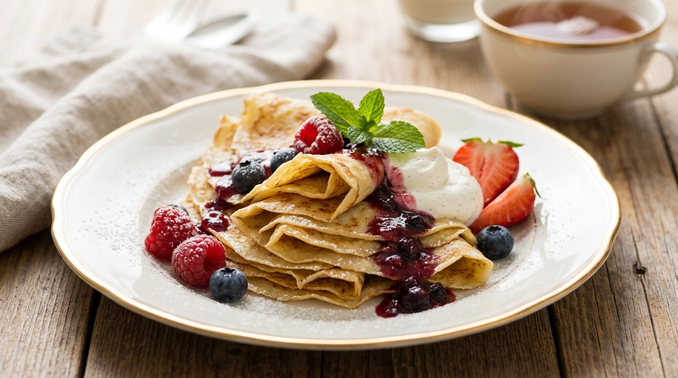 Café da Manhã para Mãe: Receita Especial e Caprichada de Crepe