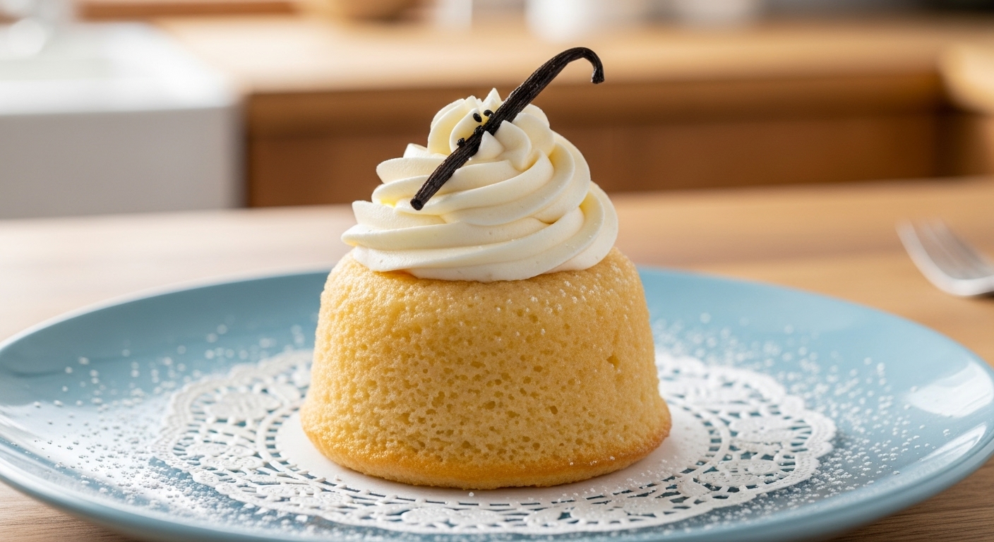 Petit Gâteau de Doce de Leite com Baunilha