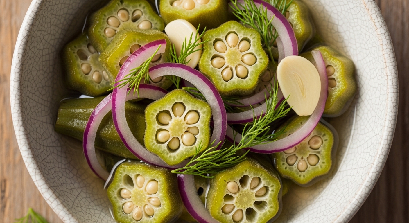 Quiabo em Conserva (Sem Baba)