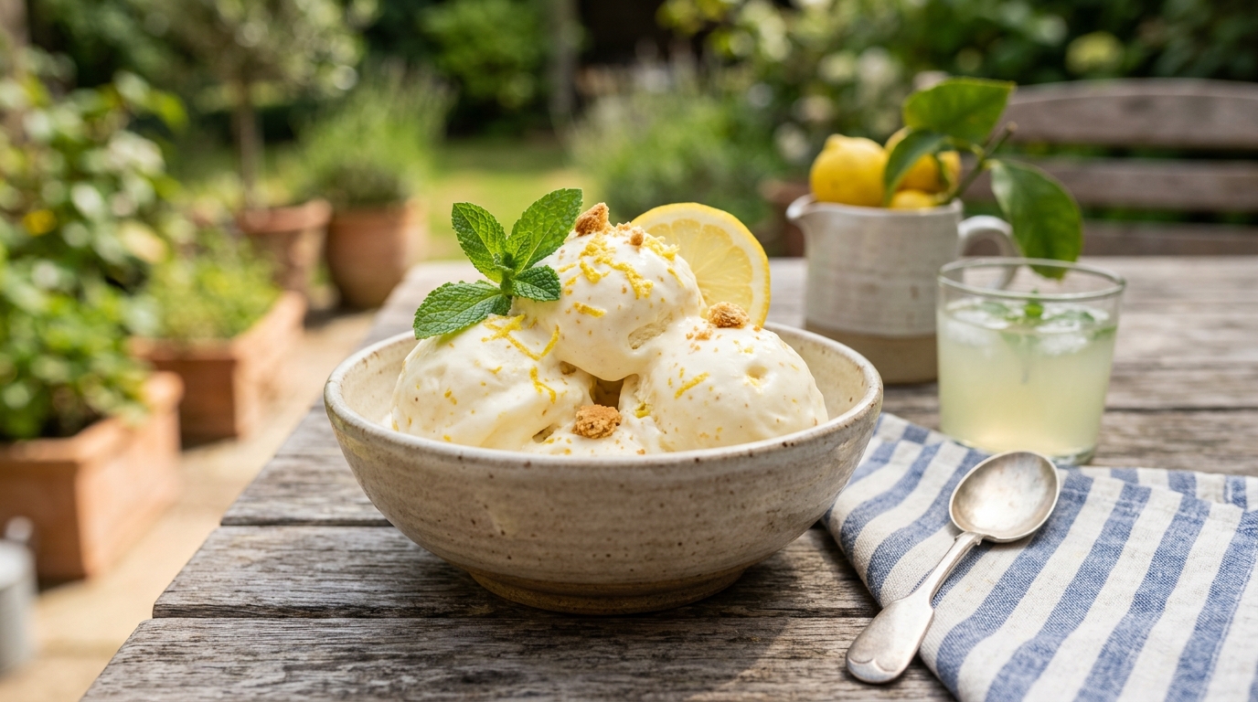 Sobremesa Gelada de Limão Cremosa: Receita Sem Forno Refrescante