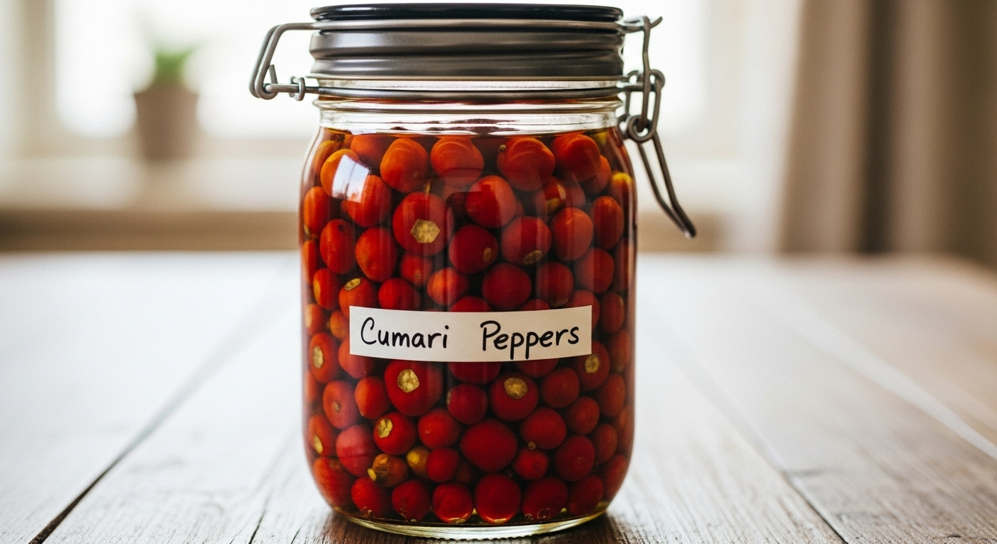 Pimenta Cumari no Azeite