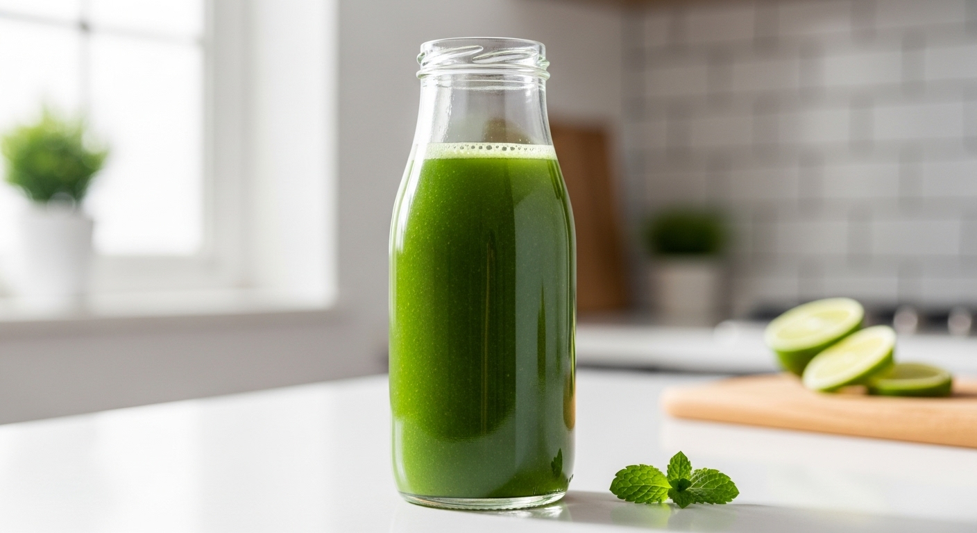 Suco Detox Verde (Engarrafado): O Queridinho do Público Saudável