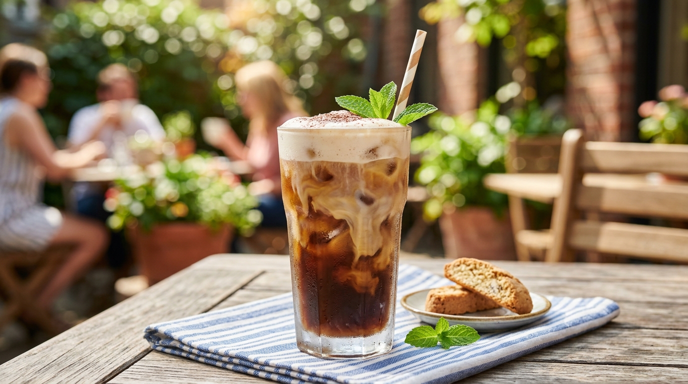 Iced Coffee Clássico Refrescante: Seu Café Gelado Perfeito para o Verão