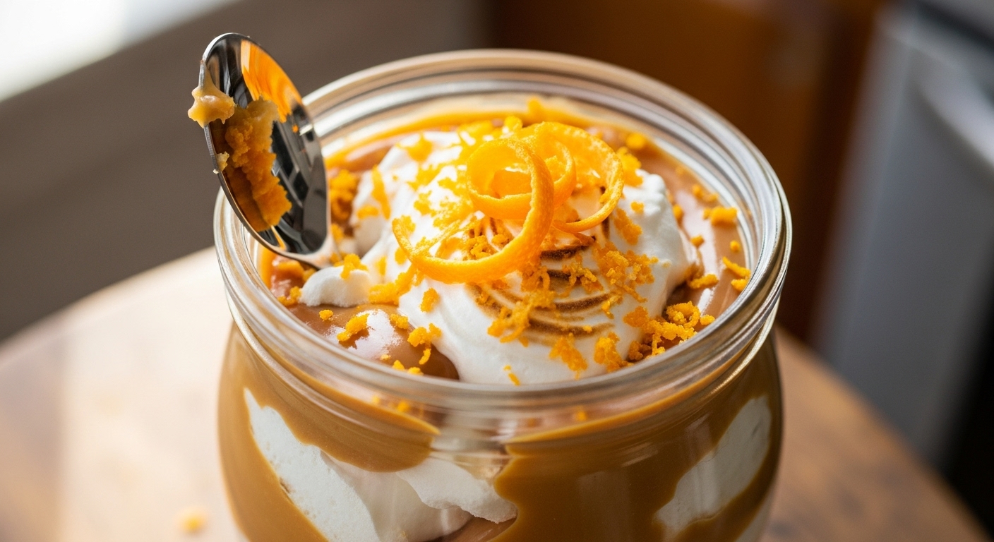 Alfajor de Colher com Raspas de Laranja