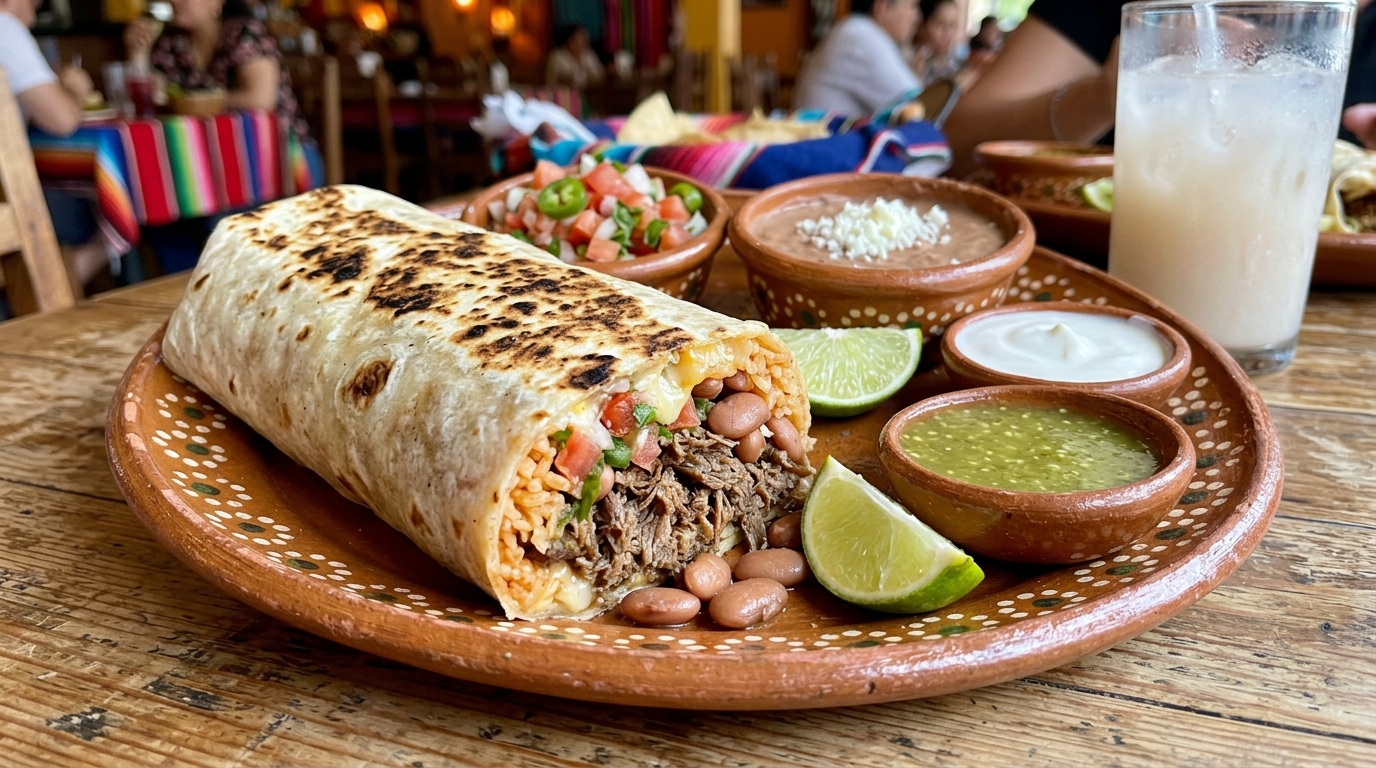 Burrito Mexicano Recheado: Receita Tradicional com Carne e Feijão