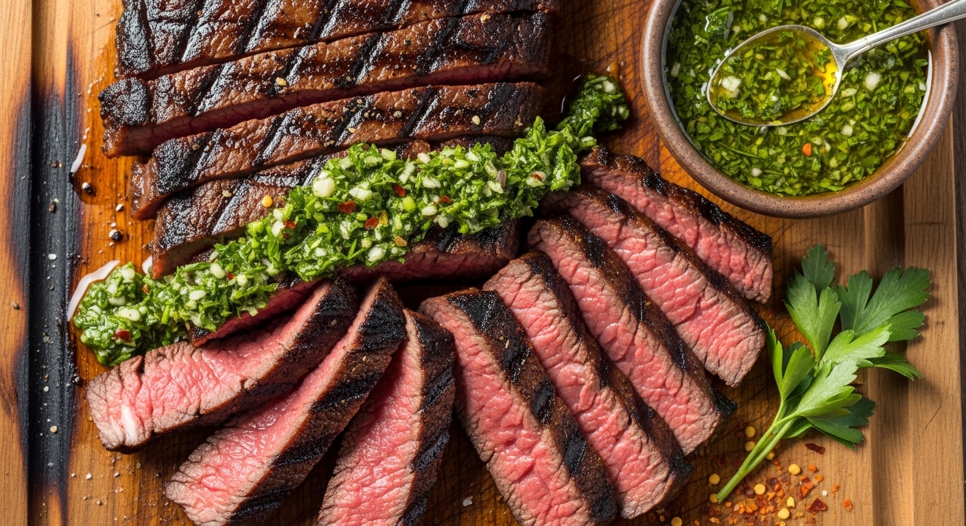 Vazio (Fraldinha) com Chimichurri