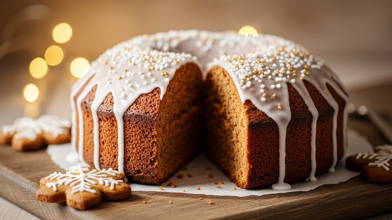 Bolo de Gengibre e Mel (Gingerbread)