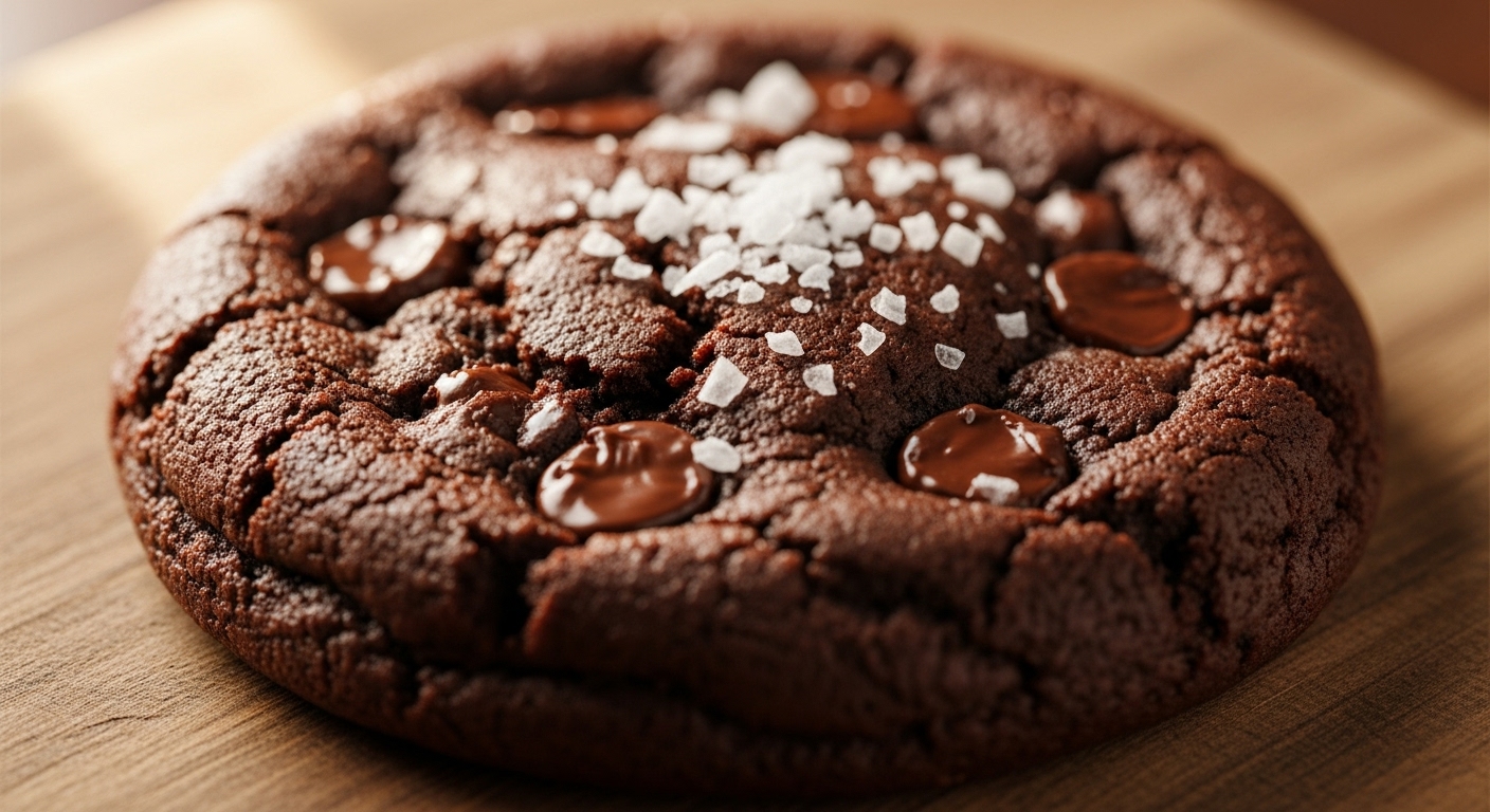 Cookie Gourmet de Chocolate com Sal Maldon